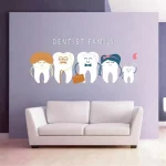 wall print on dental center